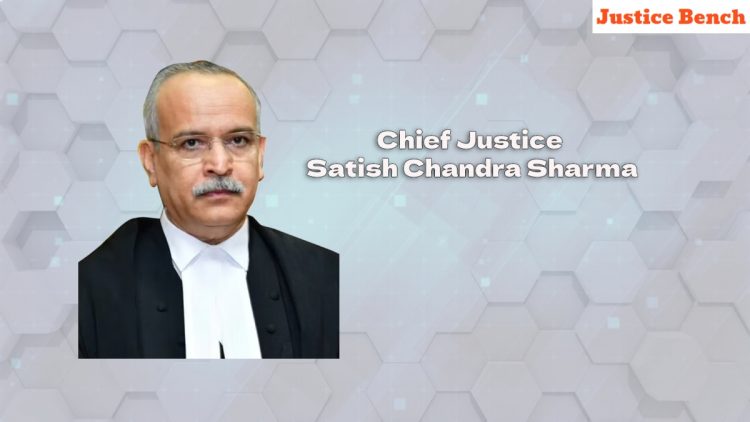 SC Collegium recommended the transfer of Chief Justice Satish Chandra Sharma from Telangana HC to the Delhi HC - know more