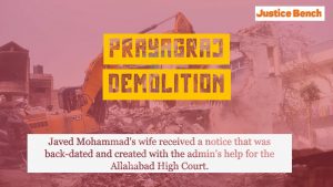 Demolition in Prayagraj