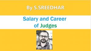 What is the salary and career of judges?